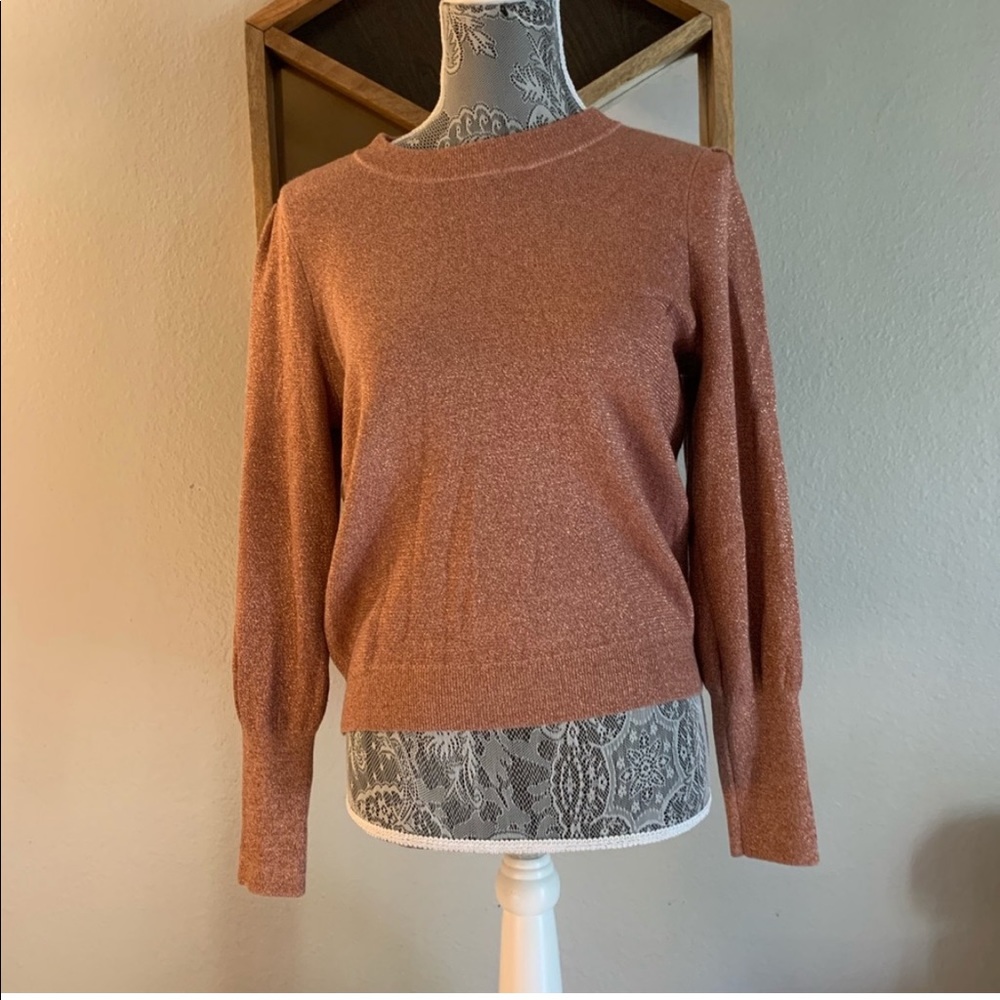 Rose gold sweater